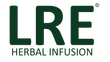 LRE Herbal Infusion logo with green text on a white background